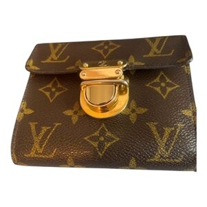 Louis Vuitton Monogram Koala Wallet With Gold Hardware